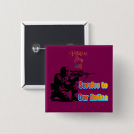 Service To Nation ワイン 缶バッジ