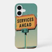 Services Ahead iPhone 16ケース (裏面)