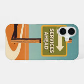 Services Ahead iPhone 16ケース (裏面横)