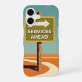 Services Ahead iPhone 16ケース (裏面)