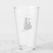 Servieren von Getränken mit Gabelstapler Grafik タンブラーグラス (裏面)