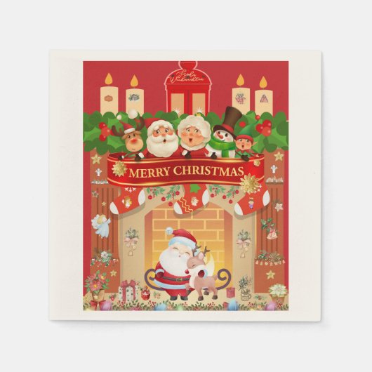 Serviette スタンダードカクテルナプキン (正面)