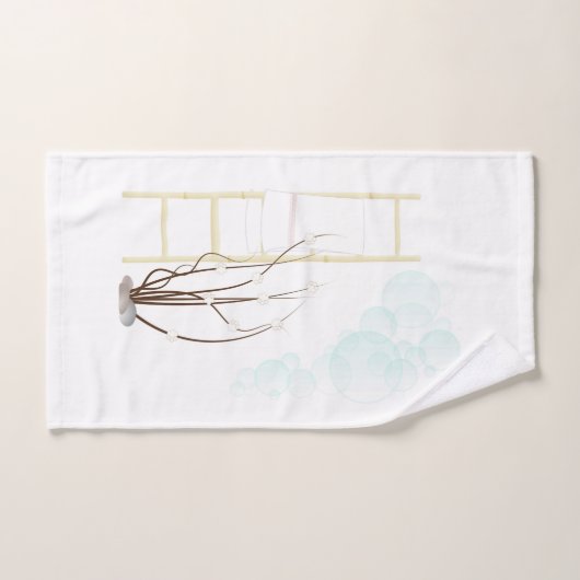 Serviette à main spa zen ハンドタオル (ハンドタオル)