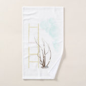Serviette à main spa zen ハンドタオル (ハンドタオル)