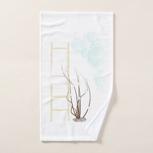 Serviette à main spa zen ハンドタオル (ハンドタオル)