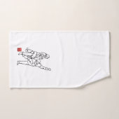 Serviette à main TAEKWONDO DÉSÉQUILIBRE ハンドタオル (ハンドタオル)