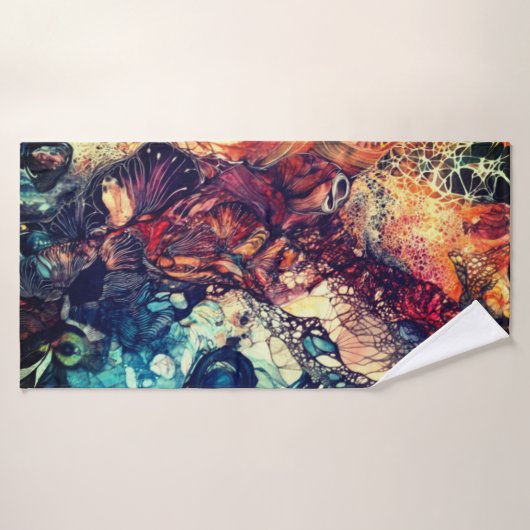 Serviette art abstrait バスタオル (バスタオル)