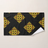Serviette Aux motifs Afro - Coll. Afro Bath バスタオルセット (ハンドタオル)