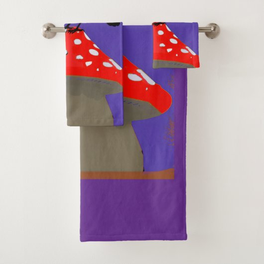 Serviette de Bain Corbeau Mystique Style Gothique バスタオルセット (インサイチュ)