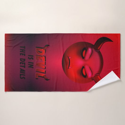 Serviette de bain Devilmoji バスタオル (バスタオル)