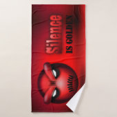 Serviette de bain Mutemoji バスタオル (バスタオル)