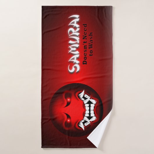 Serviette de bain Samouraïmoji バスタオル (バスタオル)