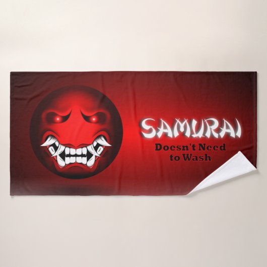 Serviette de bain Samouraïmoji バスタオル (バスタオル)