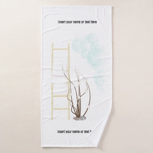 Serviette de bain spa zen バスタオル (バスタオル)