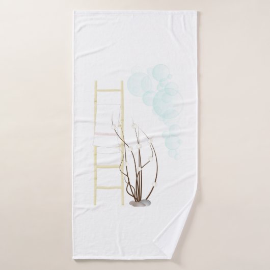 Serviette de bain spa zen バスタオル (バスタオル)