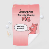 Serviette De Golf Ronchon le cochon ゴルフタオル (インサイチュ)