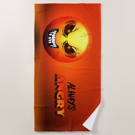 Serviette De Plage Angermoji ビーチタオル (正面)