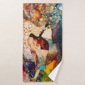 Serviette de plage art abstrait バスタオル (バスタオル)