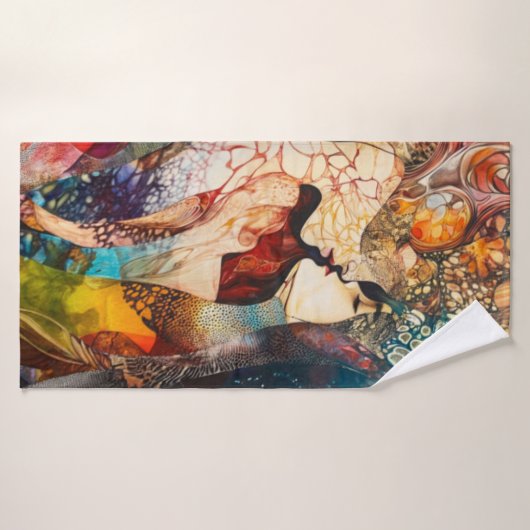 Serviette de plage art abstrait バスタオル (バスタオル)