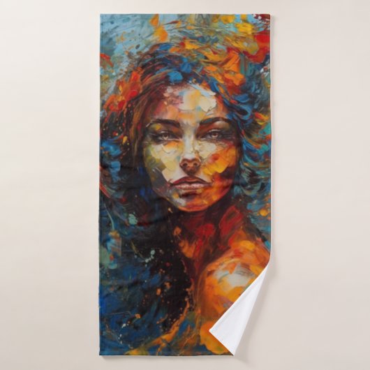 Serviette de plage art abstrait  バスタオル (バスタオル)