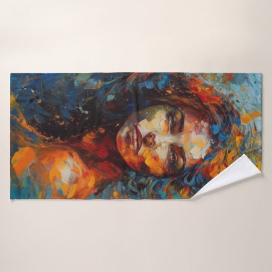 Serviette de plage art abstrait  バスタオル (バスタオル)