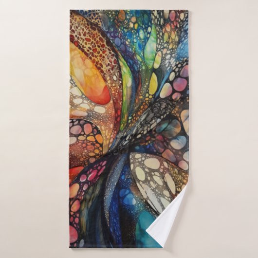 Serviette de plage art abstrait バスタオル (バスタオル)