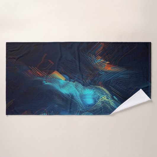 Serviette de plage art abstrait  バスタオル (バスタオル)