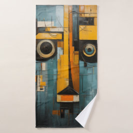 Serviette de plage art abstrait  バスタオル