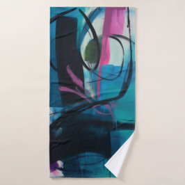 Serviette de plage art abstrait  バスタオル