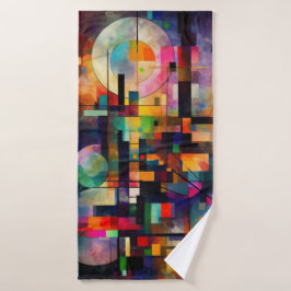 Serviette de plage art abstrait  バスタオル