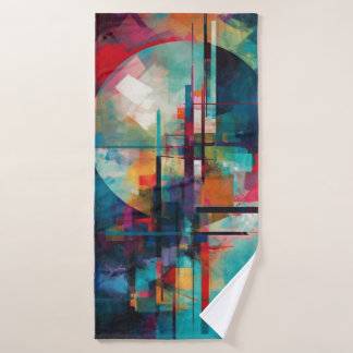 Serviette de plage art abstrait バスタオル