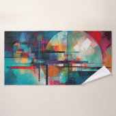 Serviette de plage art abstrait  バスタオル (バスタオル)