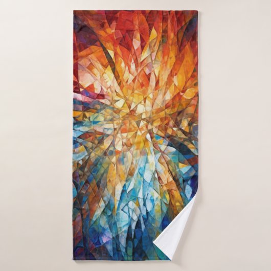 Serviette de plage art abstrait  バスタオル (バスタオル)