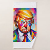 Serviette de plage art abstrait Donald Trump バスタオル (バスタオル)