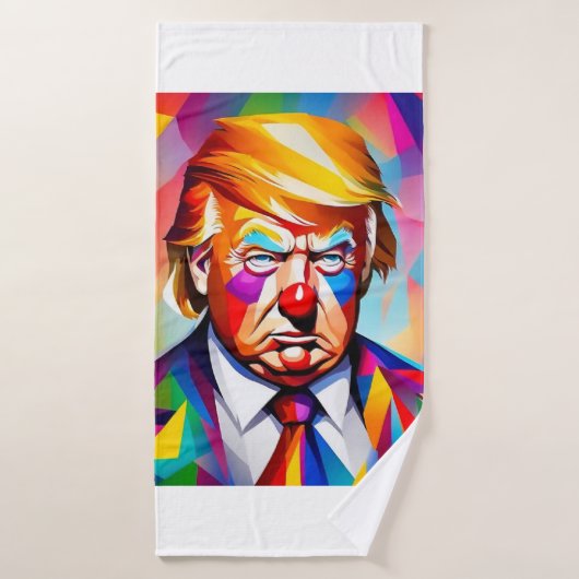 Serviette de plage art abstrait Donald Trump バスタオル (バスタオル)