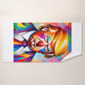 Serviette de plage art abstrait Donald Trump バスタオル (バスタオル)