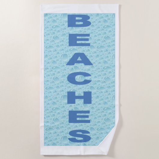 Serviette de plage   BEACHES  PLAGES ビーチタオル (正面)
