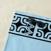 Serviette de plage Cagou Style ビーチタオル (インサイチュ)