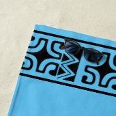 Serviette de plage Cagou Style ビーチタオル (インサイチュ)