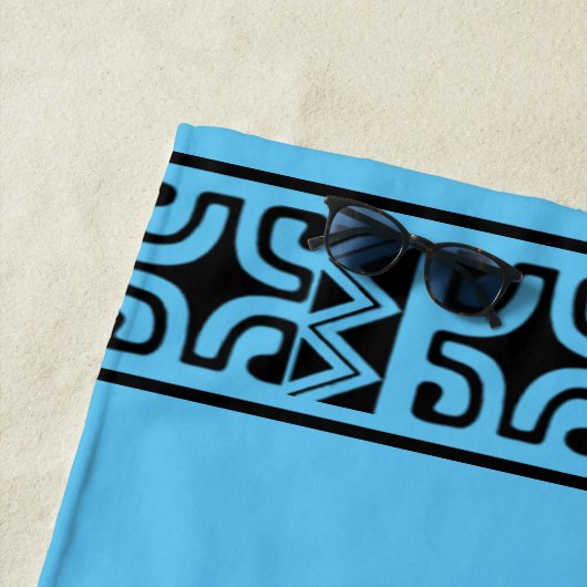 Serviette de plage Cagou Style ビーチタオル (インサイチュ)