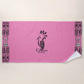 Serviette de plage Cagou Style ビーチタオル (正面)