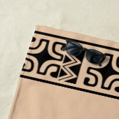 Serviette de plage Cagou Style ビーチタオル (インサイチュ)