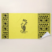 Serviette de plage Cagou Style ビーチタオル (正面)