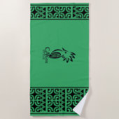 Serviette de plage Cagou Style ビーチタオル (正面)