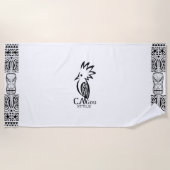 Serviette de plage Cagou Style ビーチタオル (正面)
