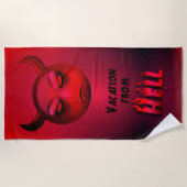 Serviette De Plage Devilmoji ビーチタオル (正面)