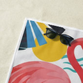  serviette de plage "Flamingo Rose" 🌸🦩 ビーチタオル (インサイチュ)