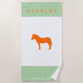 Serviette de plage GEEKLEY ビーチタオル (正面)
