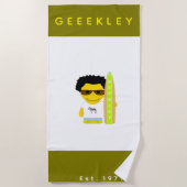 Serviette de plage GEEKLEY ビーチタオル (正面)