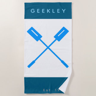 Serviette de plage GEEKLEY "Oars" ビーチタオル